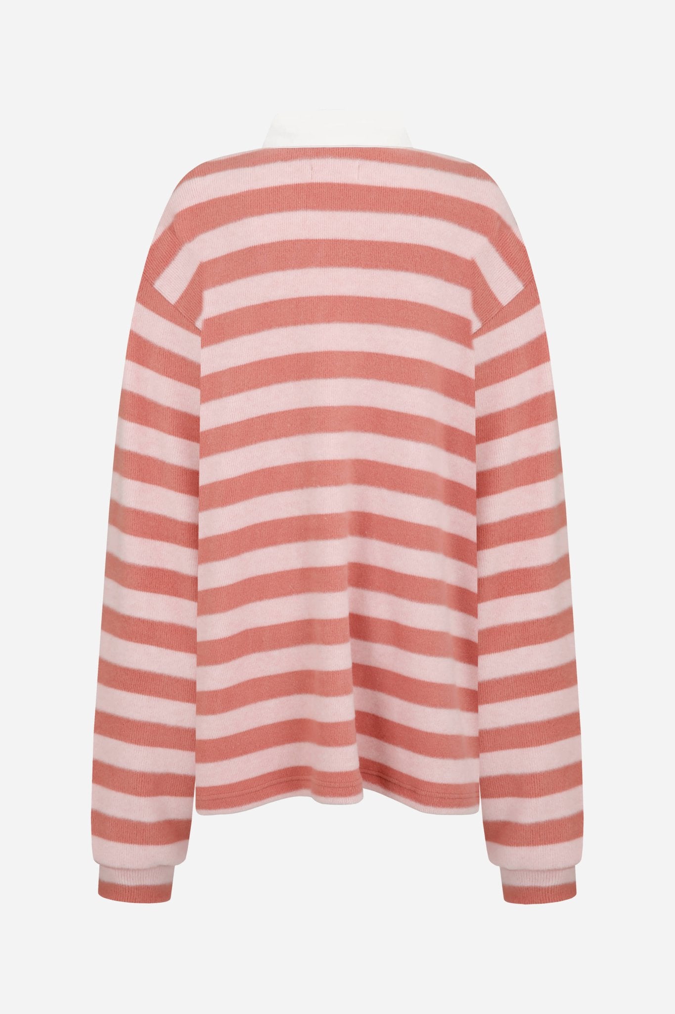 24FW angora collar striped t-shirt - THE BASE