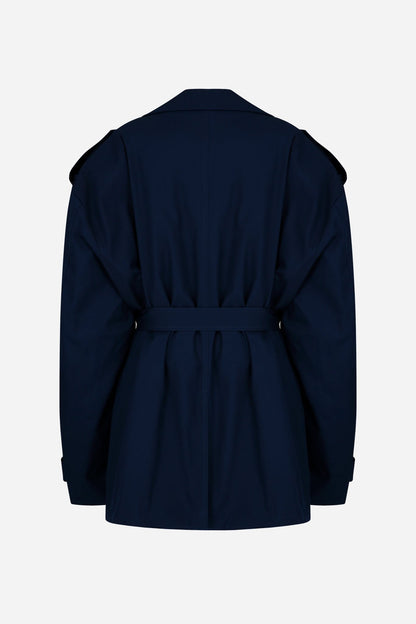 24FW cut off padded trench coat - THE BASE