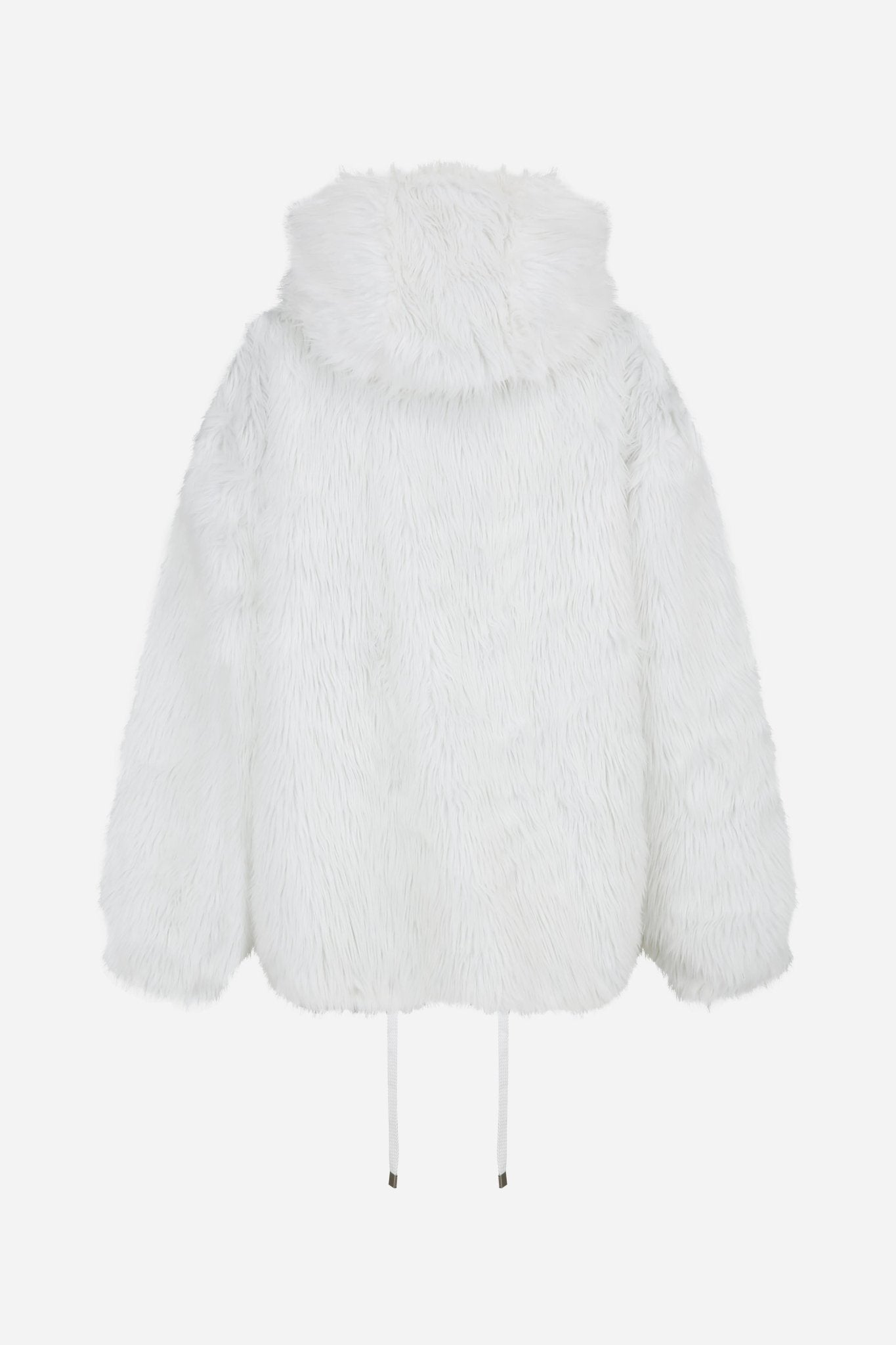 24FW hairy fur hoodie boxy jumper - THE BASE