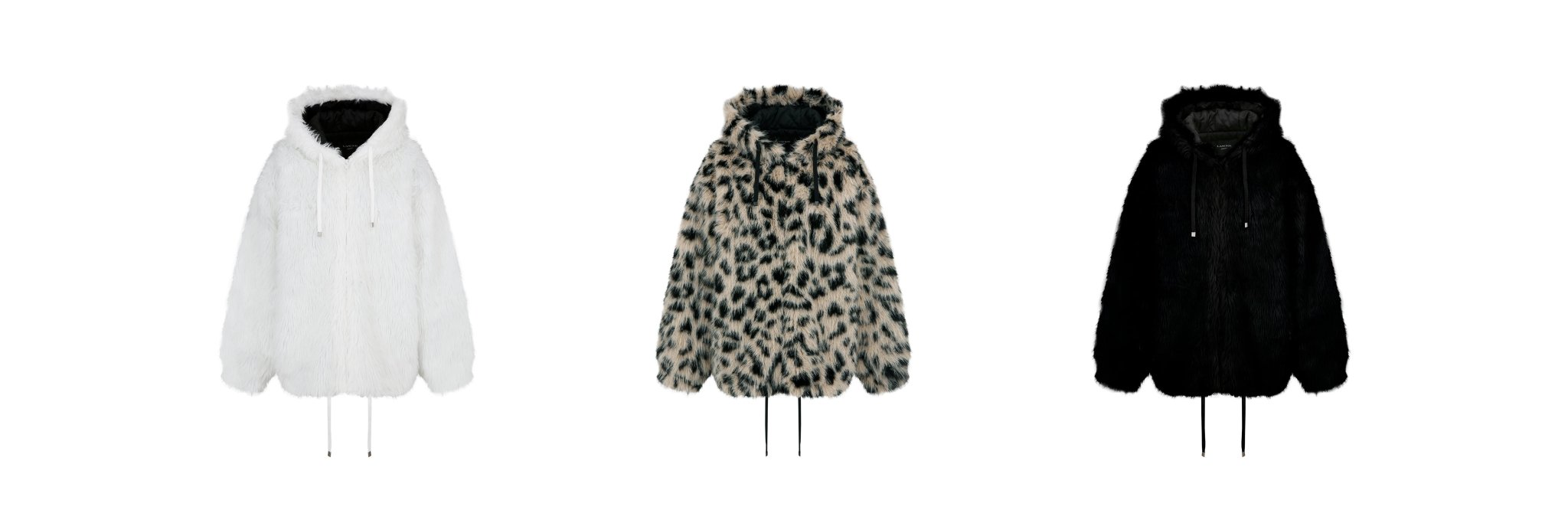 24FW hairy fur hoodie boxy jumper - THE BASE