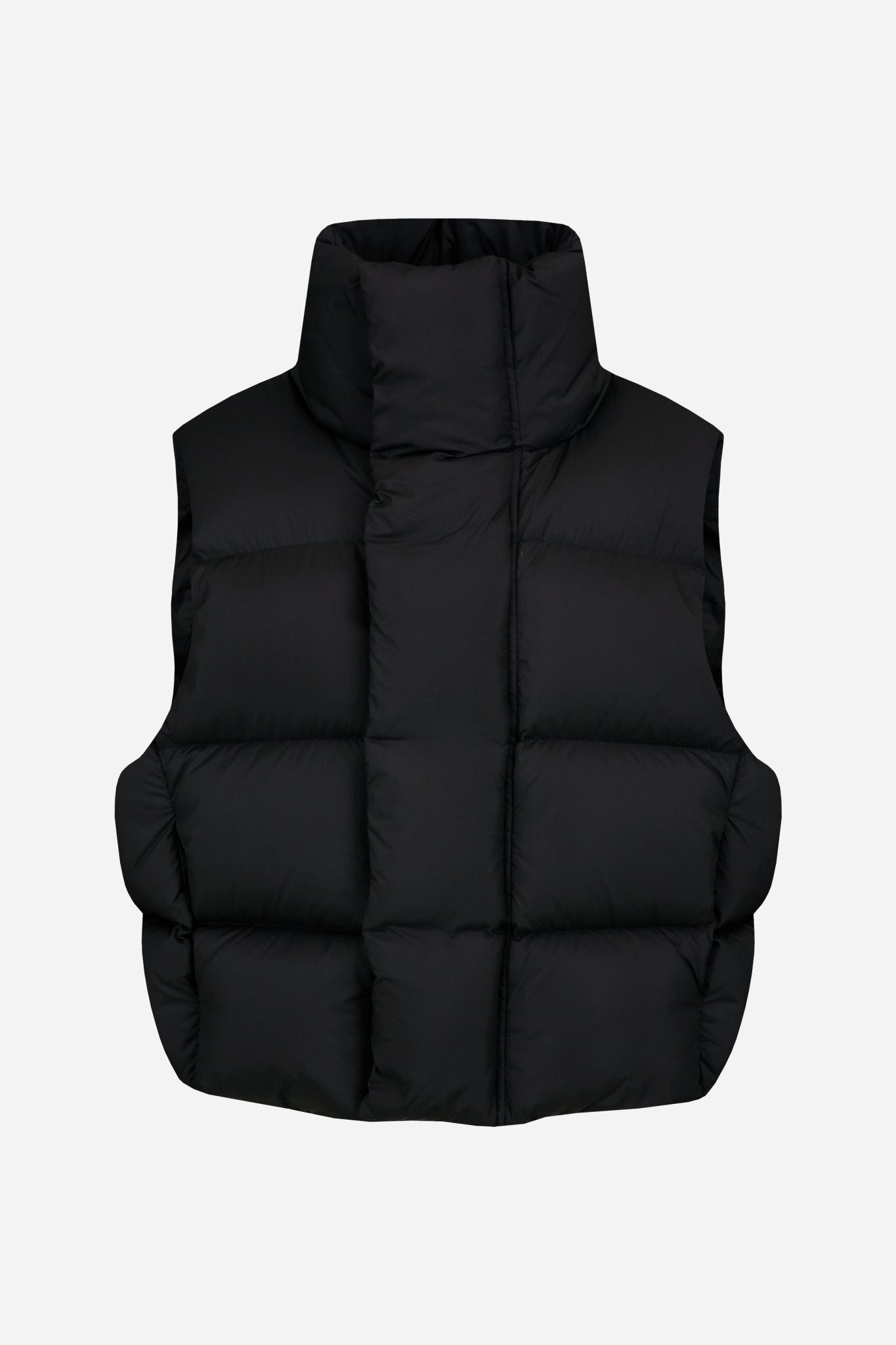 24FW heavy duck - down padding vest - THE BASE