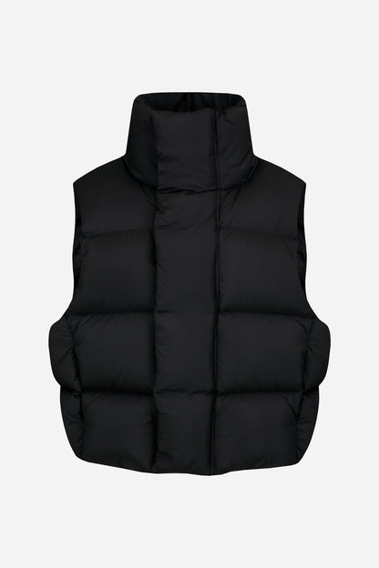 24FW heavy duck - down padding vest - THE BASE