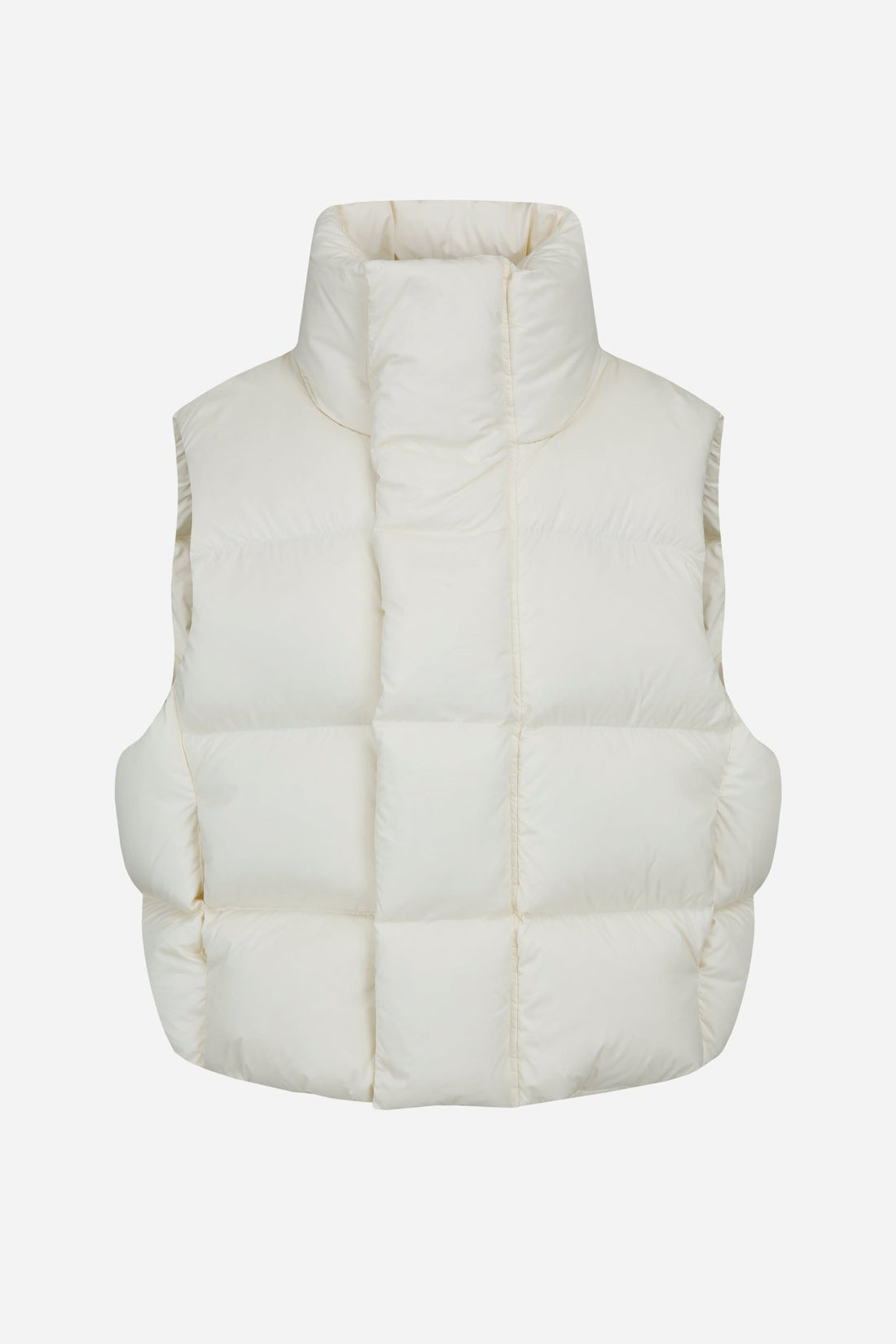 24FW heavy duck - down padding vest - THE BASE