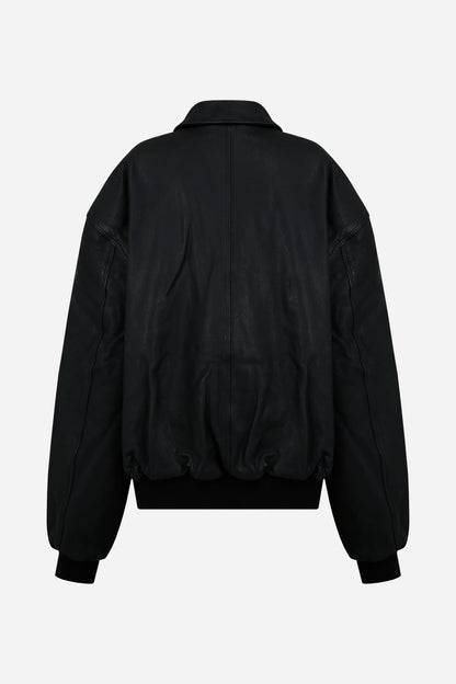 24FW lambskin over leather jacket - THE BASE