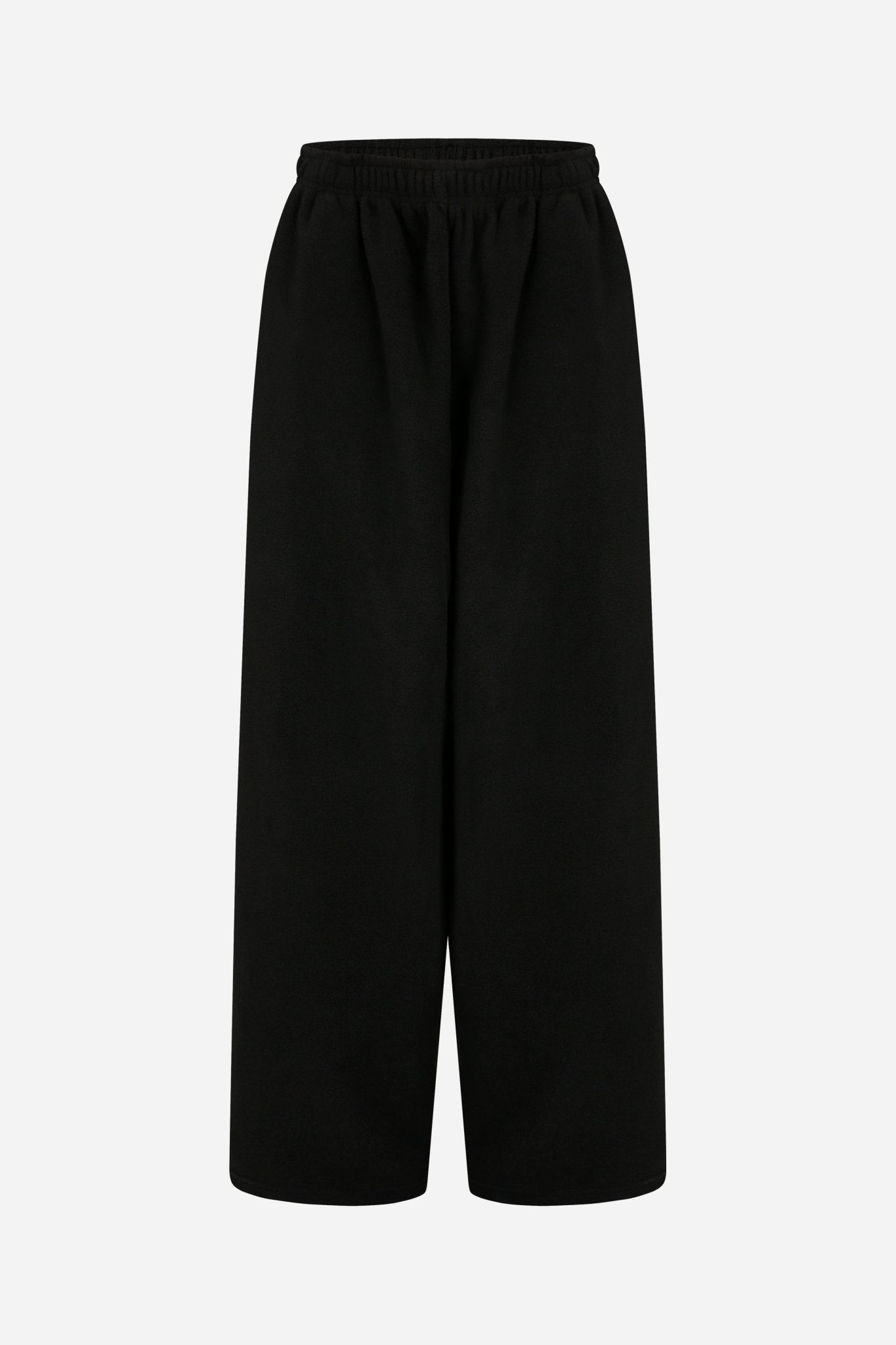 24FW loose fit fleece banding pants - THE BASE