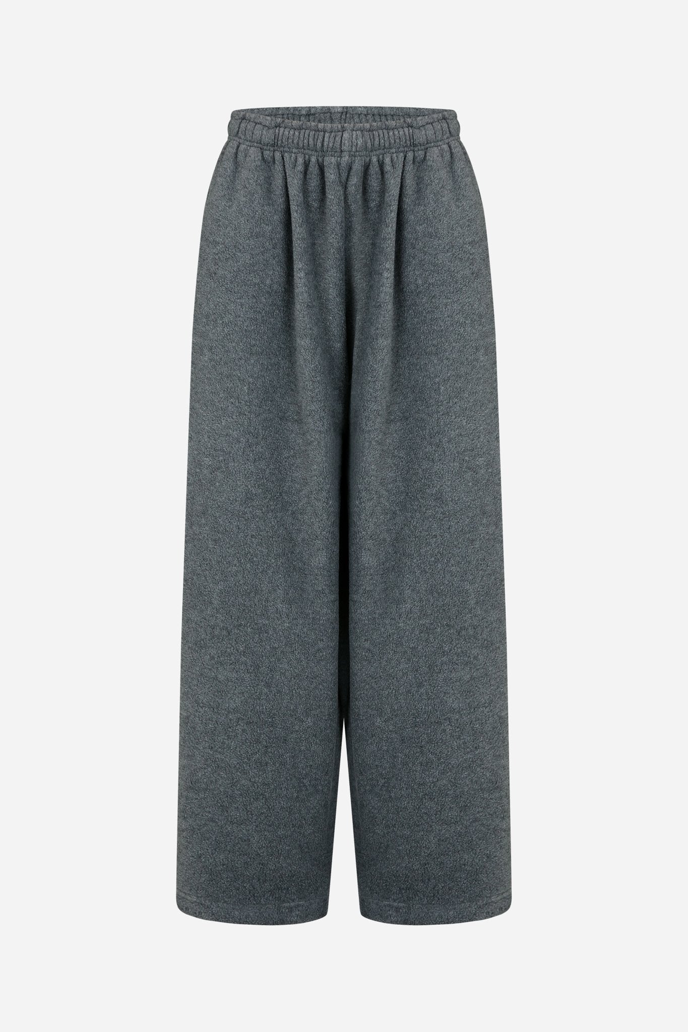 24FW loose fit fleece banding pants - THE BASE