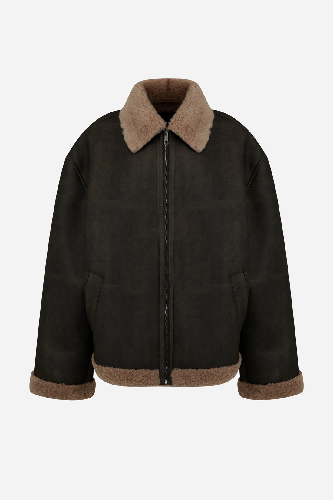 24FW overfit shearling mustang - THE BASE