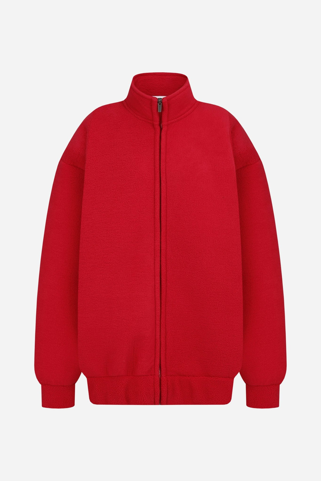 24FW reverse collar boxy zip - up - THE BASE