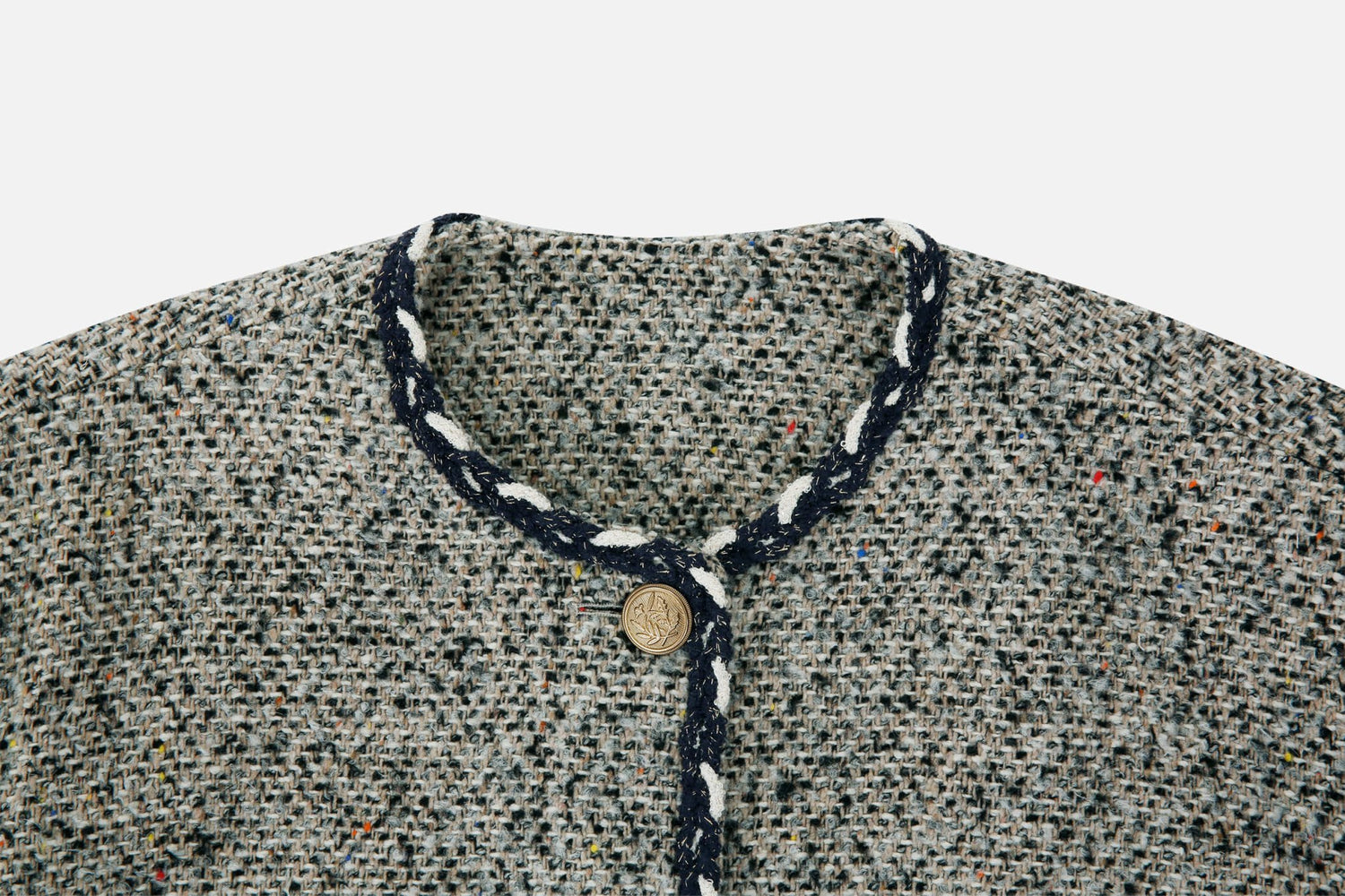 24FW ring ring four pocket tweed coat - THE BASE