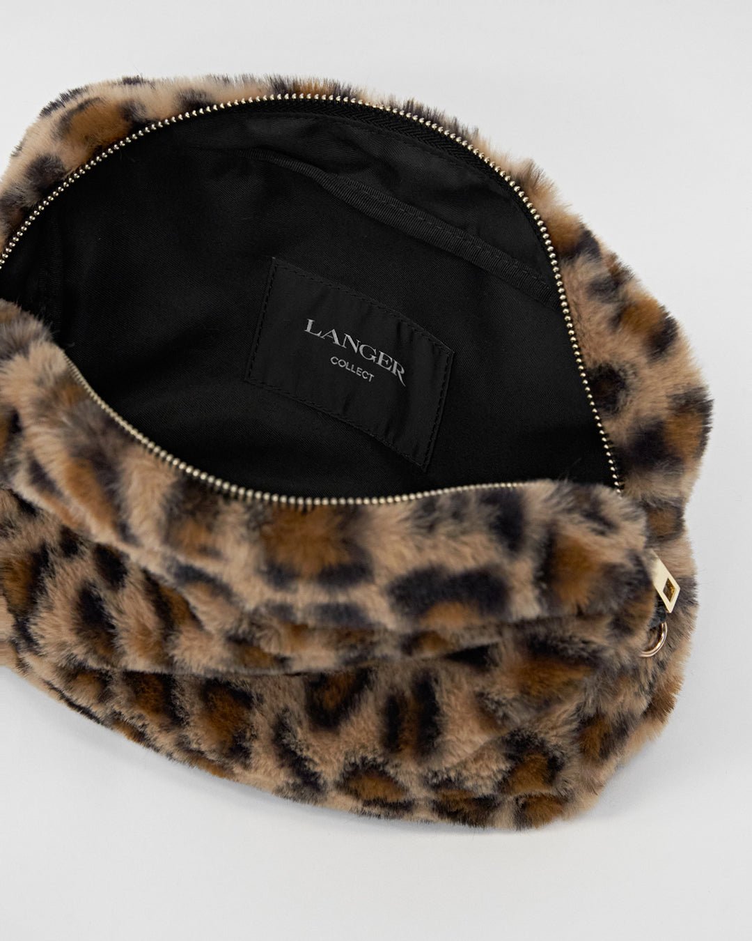 big leopard fur bag - THE BASE