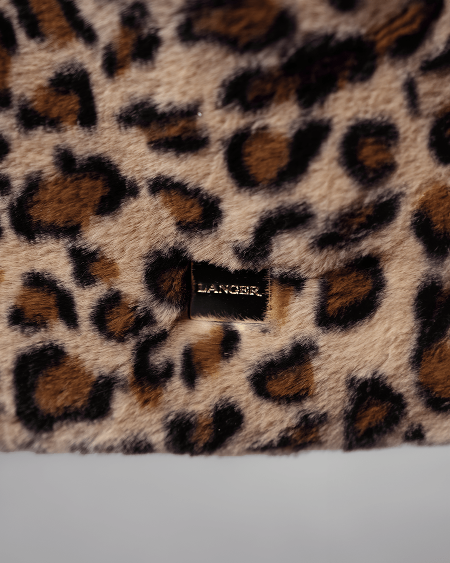 big leopard fur bag - THE BASE