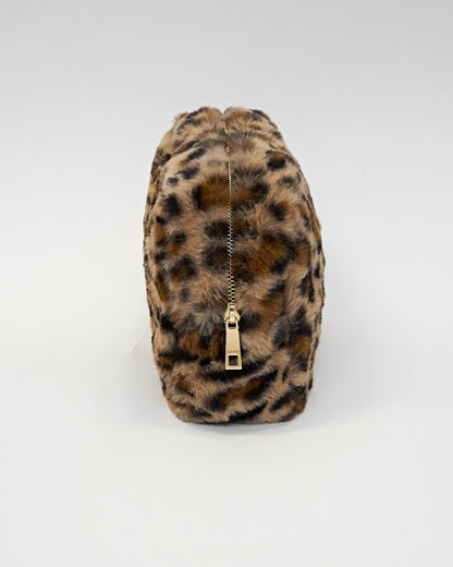 big leopard fur bag - THE BASE