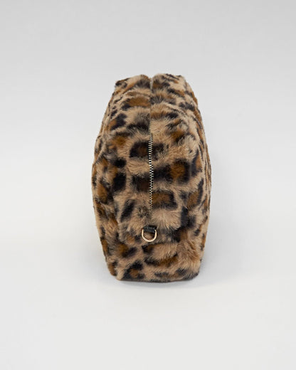 big leopard fur bag - THE BASE