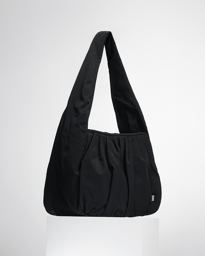 big shirring shoulder bag - THE BASE