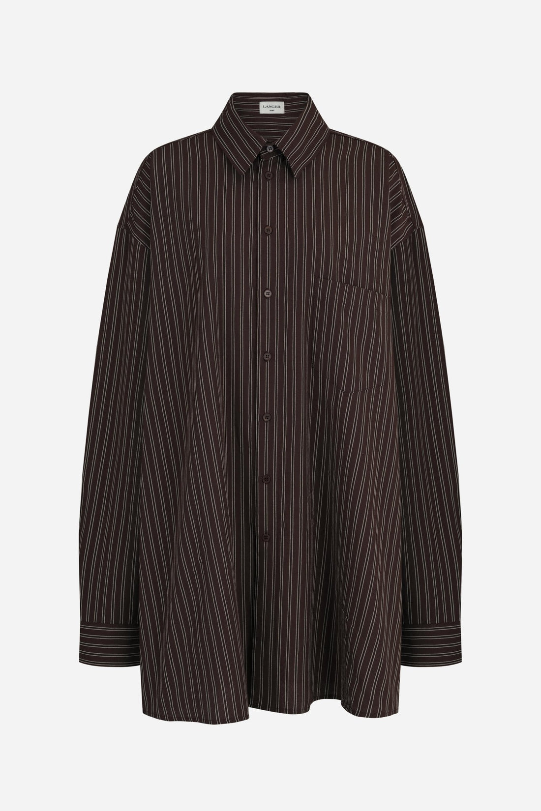 big stripe boxy shirt - THE BASE