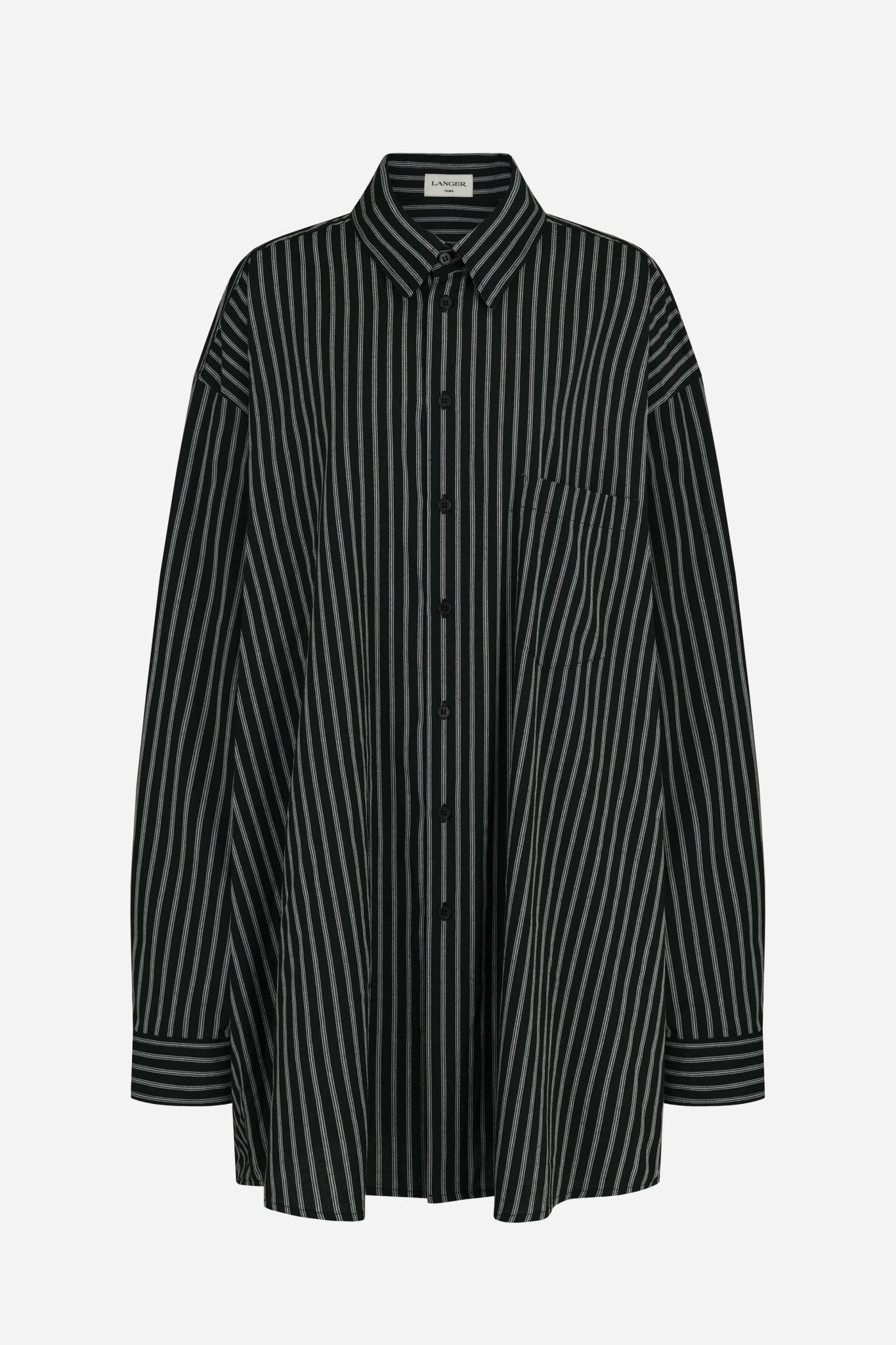 big stripe boxy shirt - THE BASE