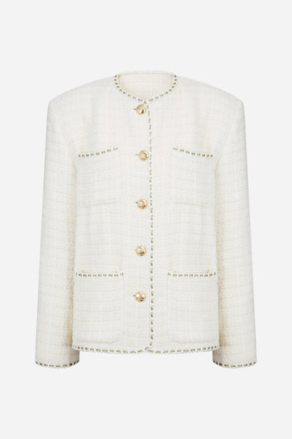 blahnik single tweed jacket - THE BASE