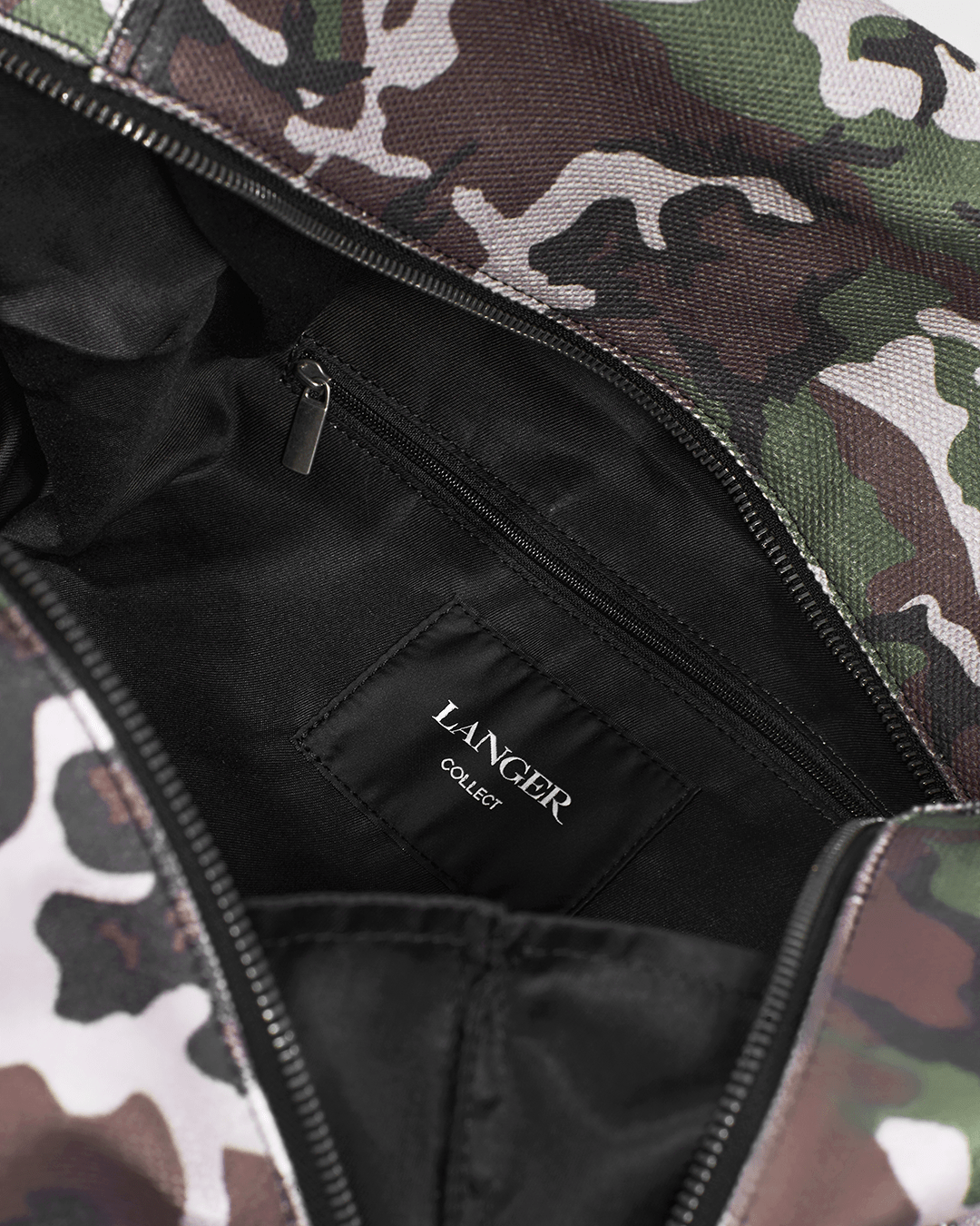 canvas camo boston bag - THE BASE