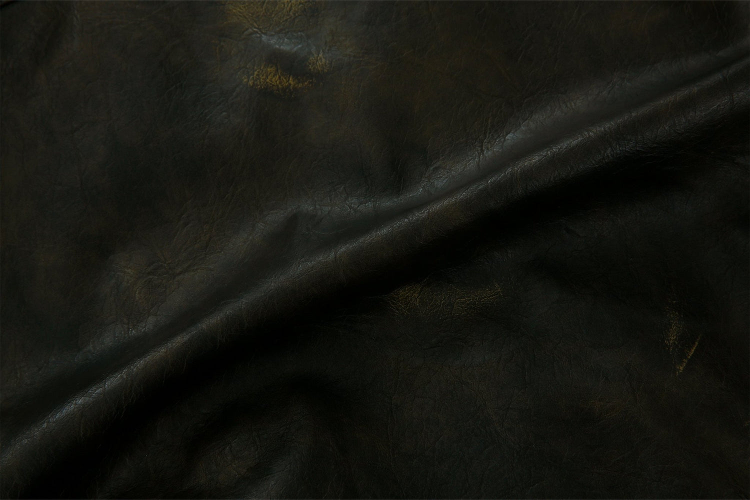 crack washed faux leather jacket - THE BASE