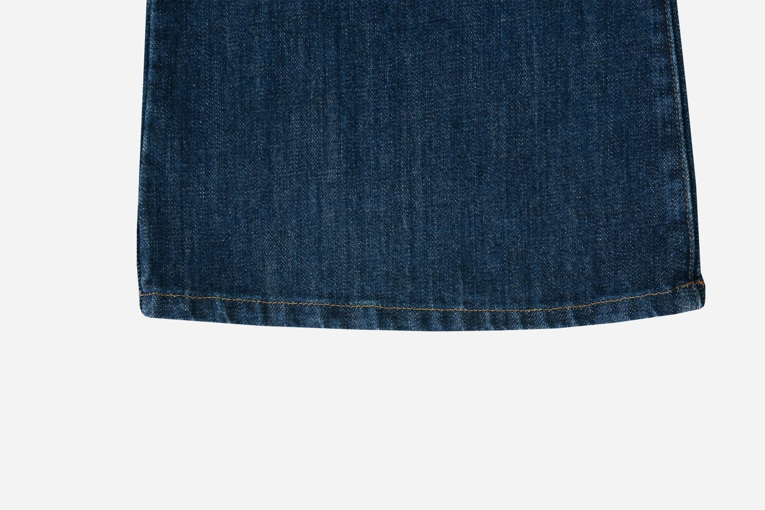 hand brushed washing flare denim jeans - THE BASE