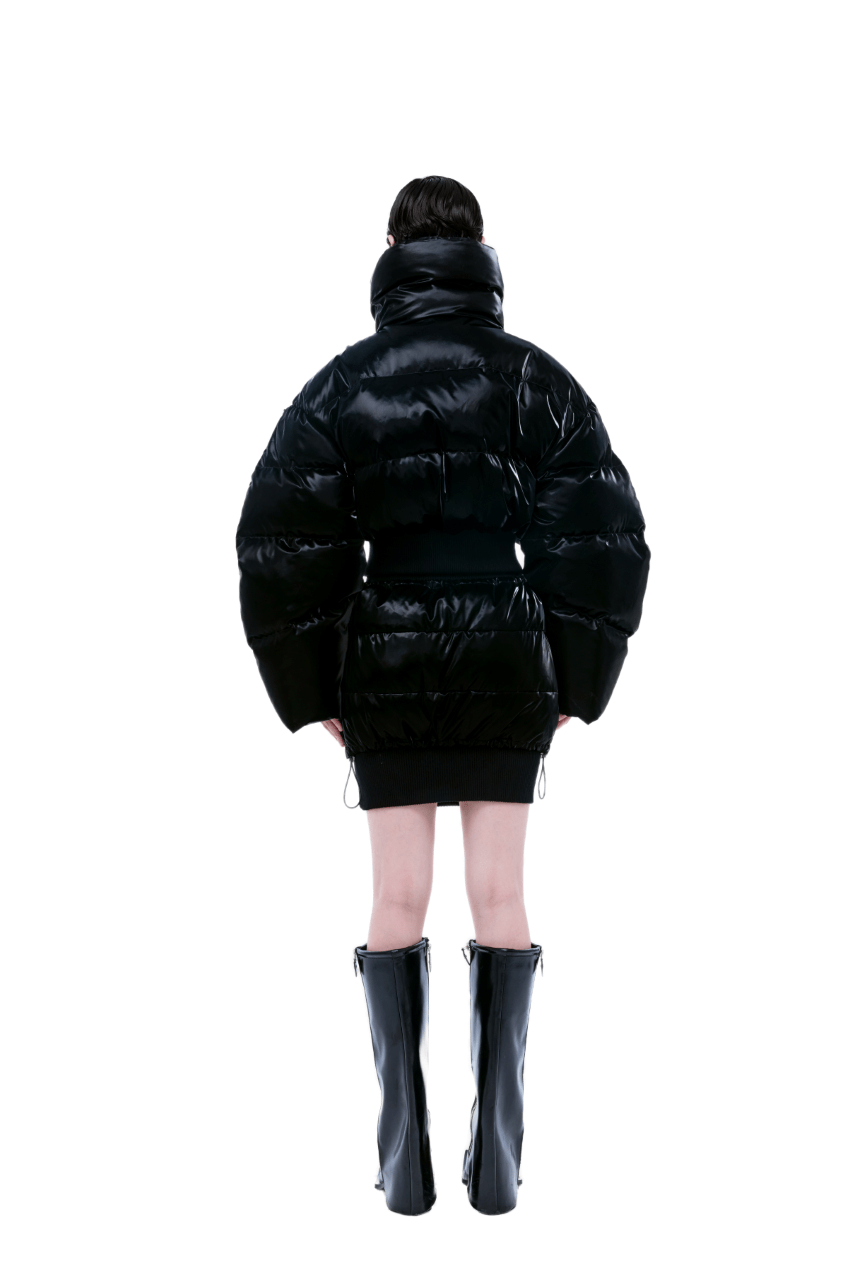 kunswear crop puffer jacket - THE BASE