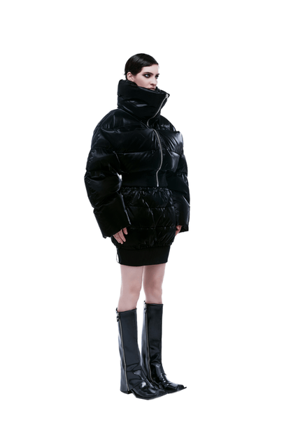 kunswear crop puffer jacket - THE BASE