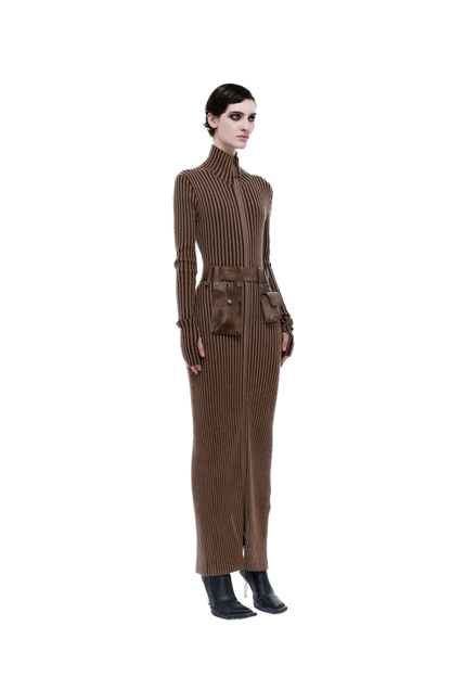 kunswear dress with belt - THE BASE