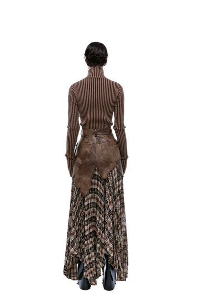 Kunswear long cowboy skirt - THE BASE