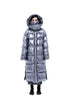 Kunswear long silver puffer coat - THE BASE