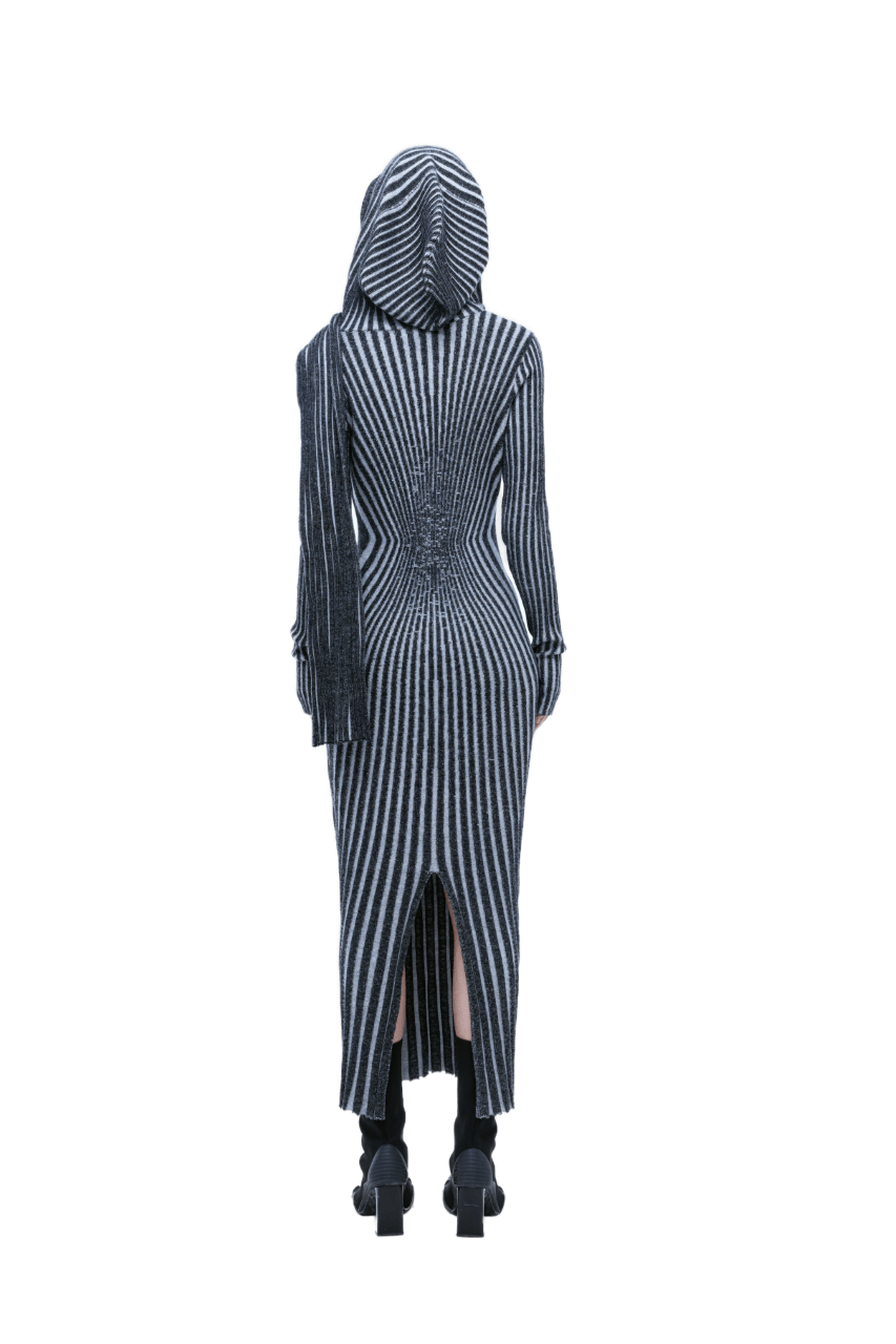 kunswear long wool dress - THE BASE