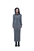 kunswear long wool dress - THE BASE