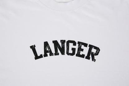 oversized double sleeve langer t-shirt - THE BASE