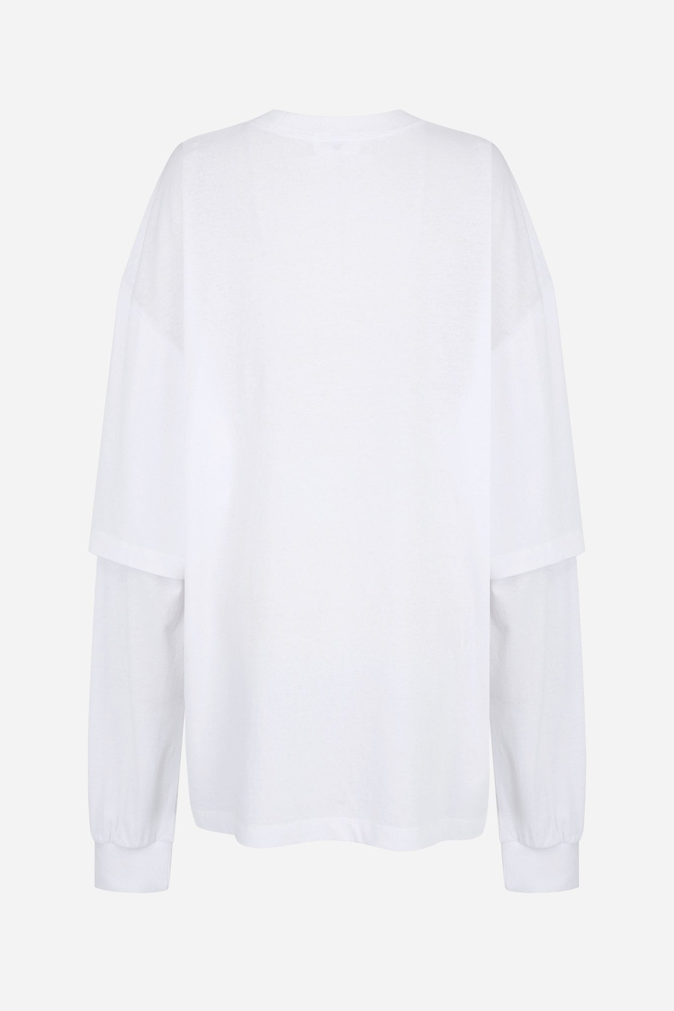 oversized double sleeve langer t-shirt - THE BASE