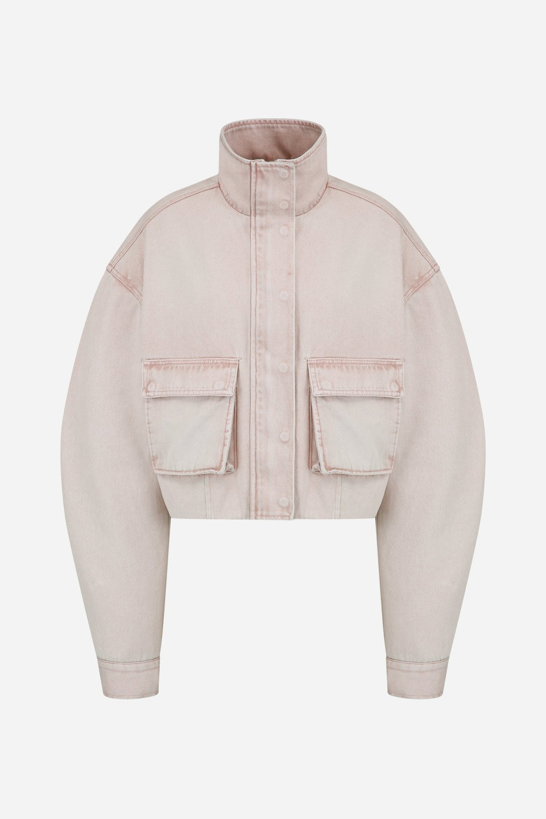 pink stone work jacket - THE BASE