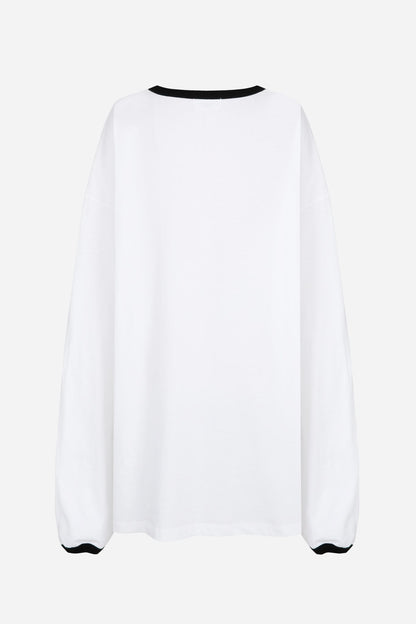 ritz color scheme neck t-shirt - THE BASE